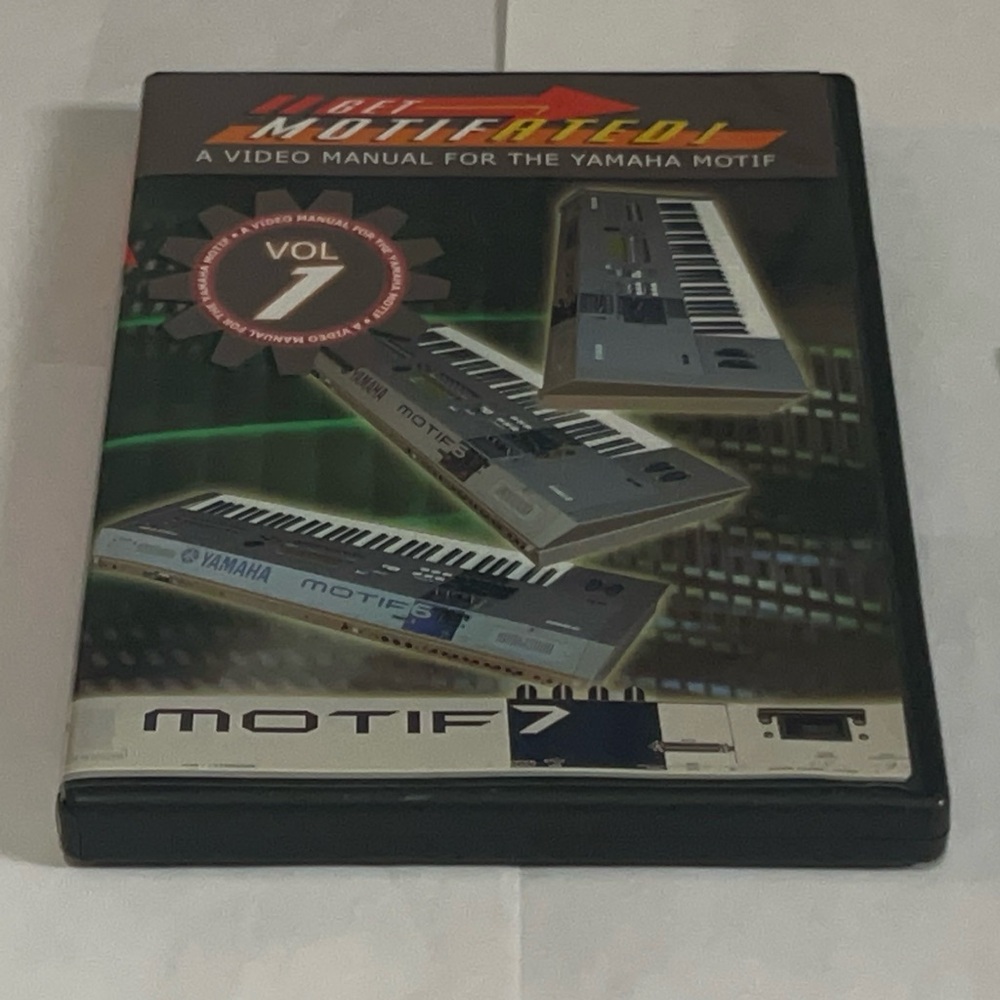 Yamaha Motif 7 Get Motifated A Video Manual Volume 1 DVD RARE